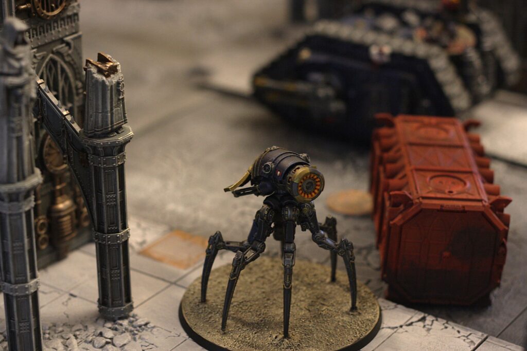 Night Lords Venomcrawler and Land Raider