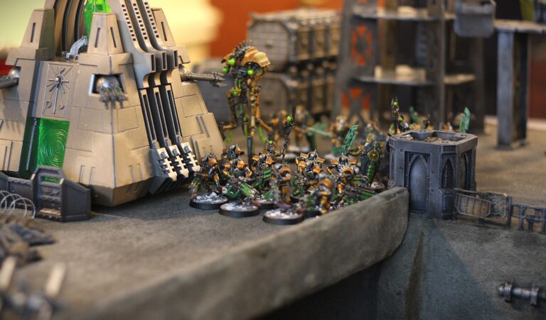 Necron Monolith and Immortals