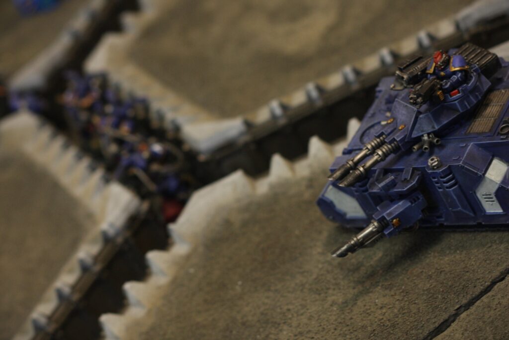 Ultramarines Predator Trenches