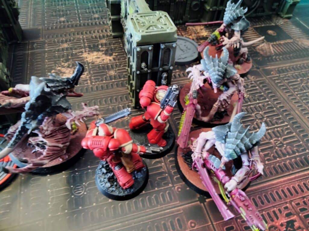 Storm Guard Assault Intercessors vs Tyranid Warriors, Boarding Action
